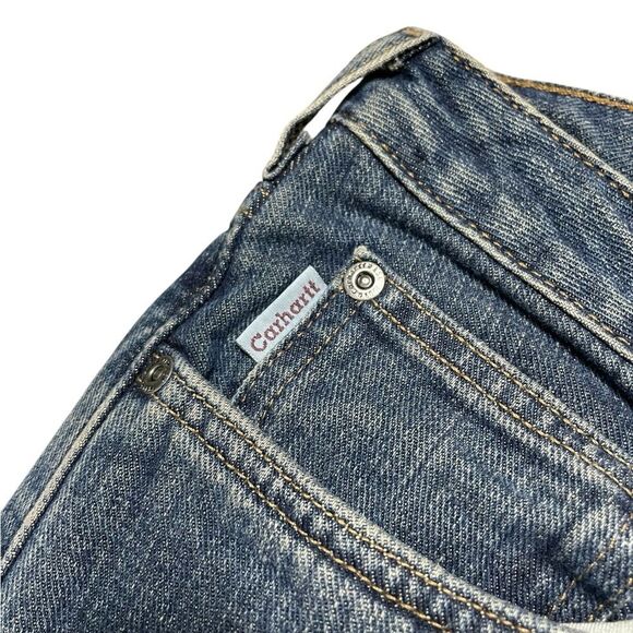 CARHARTT Lined Women's Jeans Straight Leg Size 10 x 34 - Picture 6 of 8
